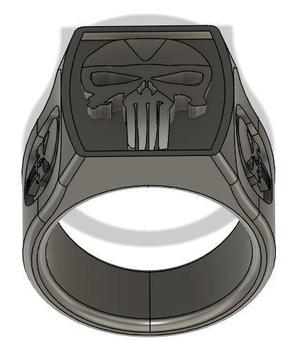 Ring Punisher Skull Totenkopf Schädel 