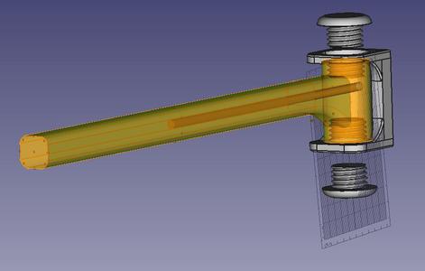 Movable bar towel holder / stand / support