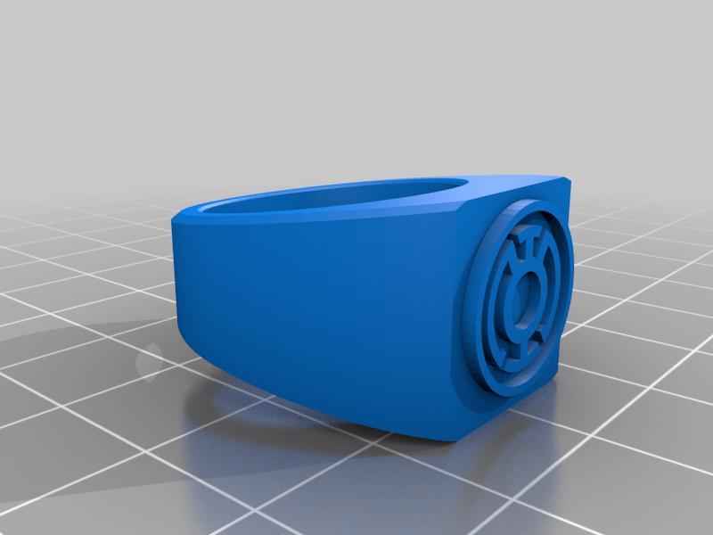 Blue Lantern Ring