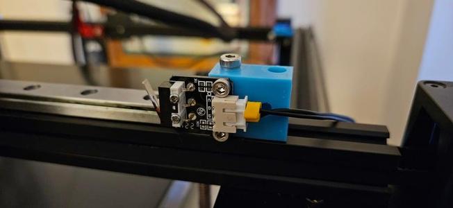 Ender 5 Plus Linear Rail X Endstop Mount for NG Extruder