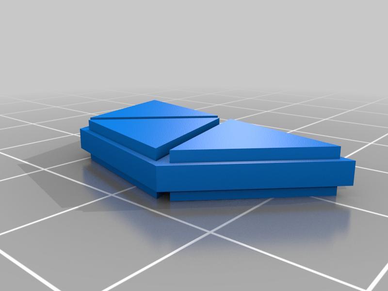 Blokus trigon - 3 triangle piece - flat