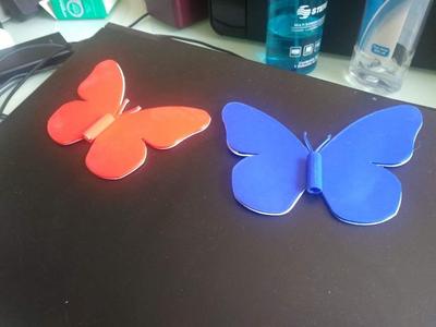 Butterfly with stick holder