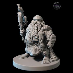 Dwarf Druid (28mm Pre-supported)