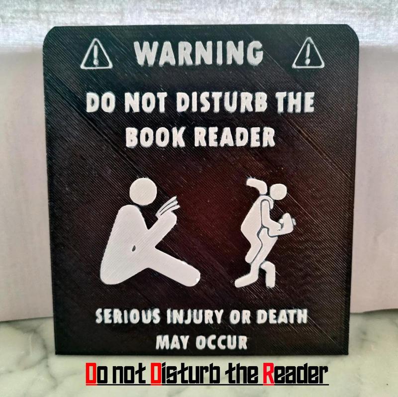 Do not disturb the reader