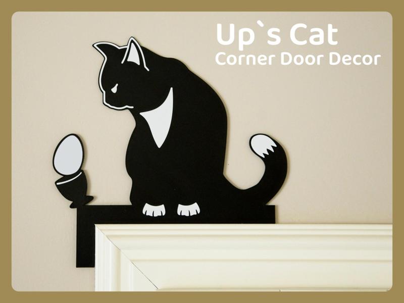 Up’s Cat - Corner Door Deco