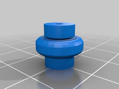 Solar car bearing for the guide
