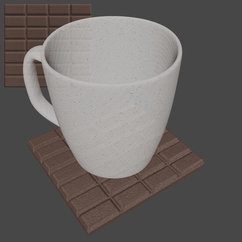 Chocolate Coaster