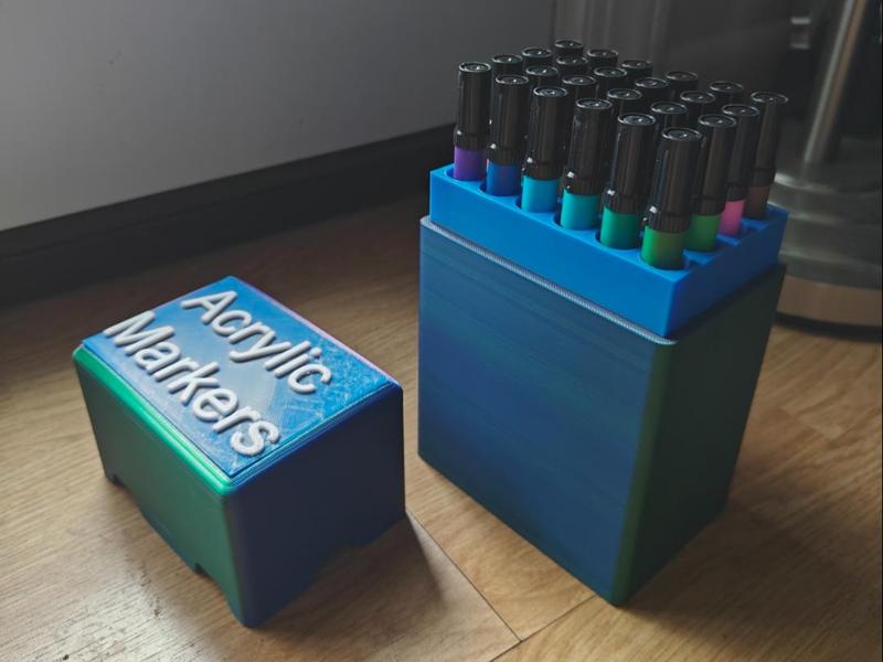 Acrylic Paint Marker Organizer (No AMS Required)
