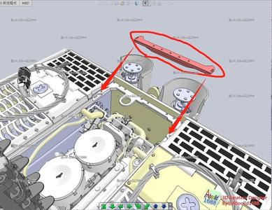 TIGER TANK ENGINE COVER ARM.(STL-1/35)