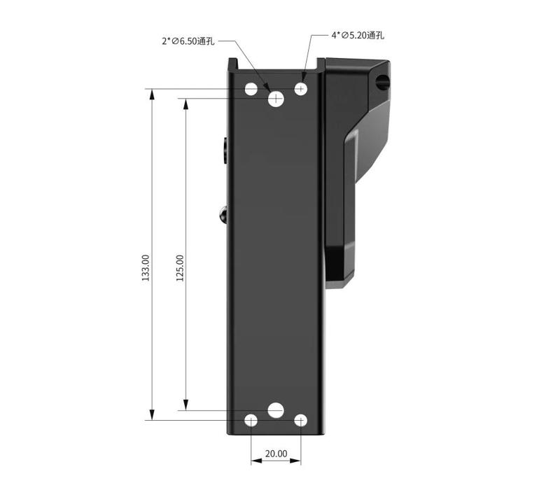 Moza HBP mounting holes   
