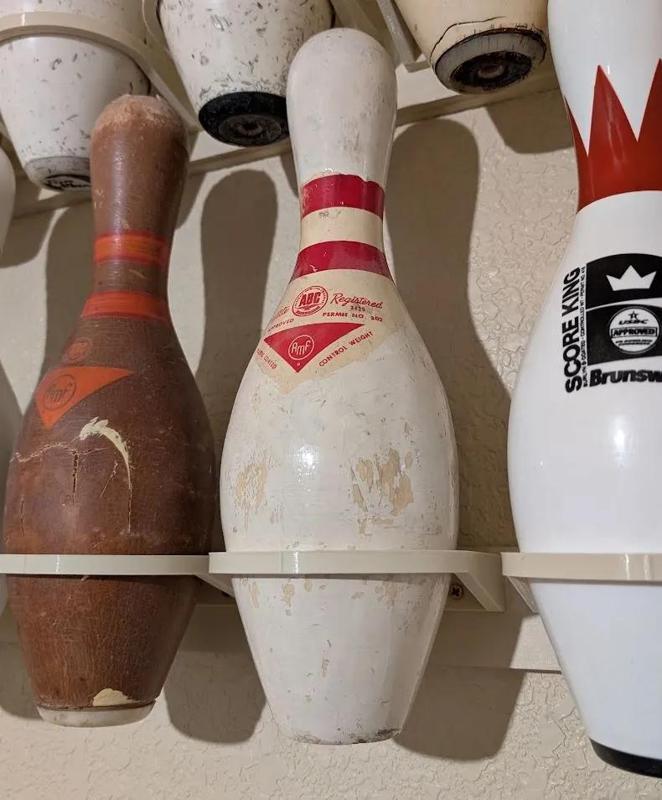 Bowling Pin Wall Mount   