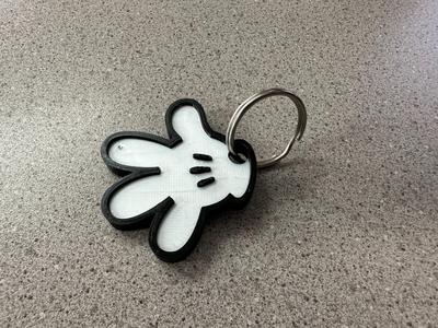 Mickey Hand Keychain Zipper Pull