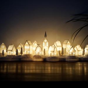 Christmas Village Lamp