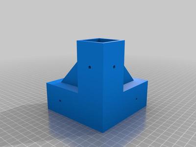 Brackets for garden frame, US 2"x2" lumber