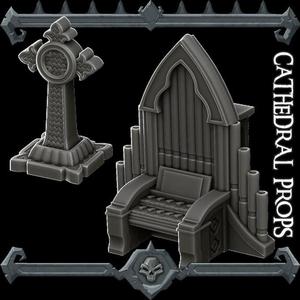 Gothic City: Cathedral Props