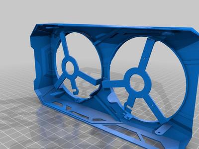 Gigabyte GTX 1050 separated - shroud, case