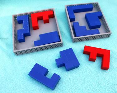  Fifteen Tiling Puzzles - A Surfeit of Seven