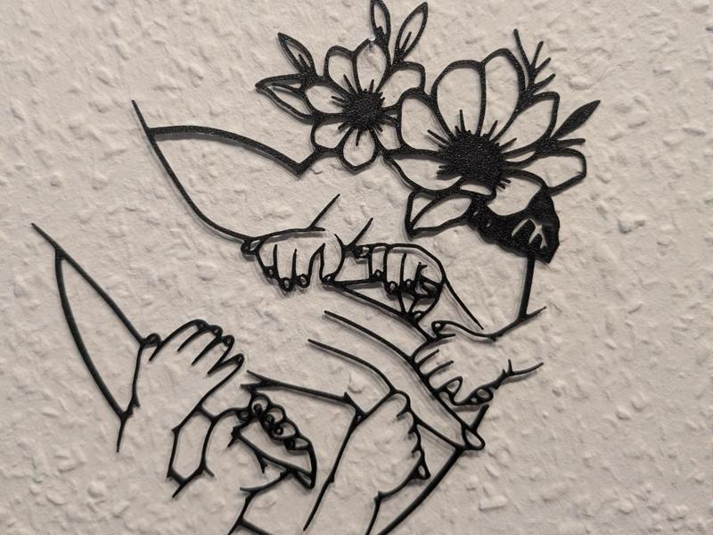 Flower Mother & Child Love