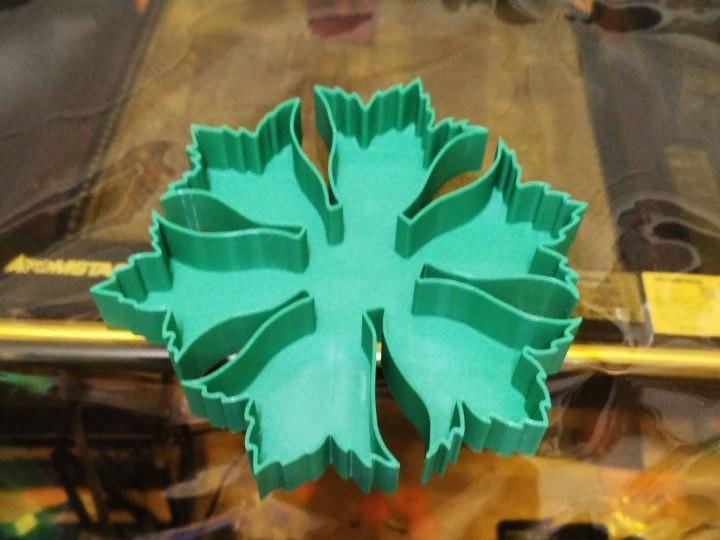 Flower empty pocket bowl