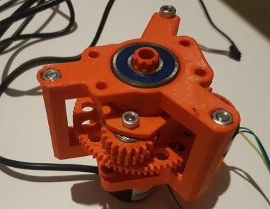 400:1 (3600:1) external gear planetary gearbox