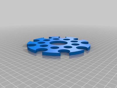 Stanley A Meyer 9 Tube Wfc Spacer 3d print 