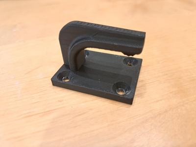 Broom Handle for Overhead Installation