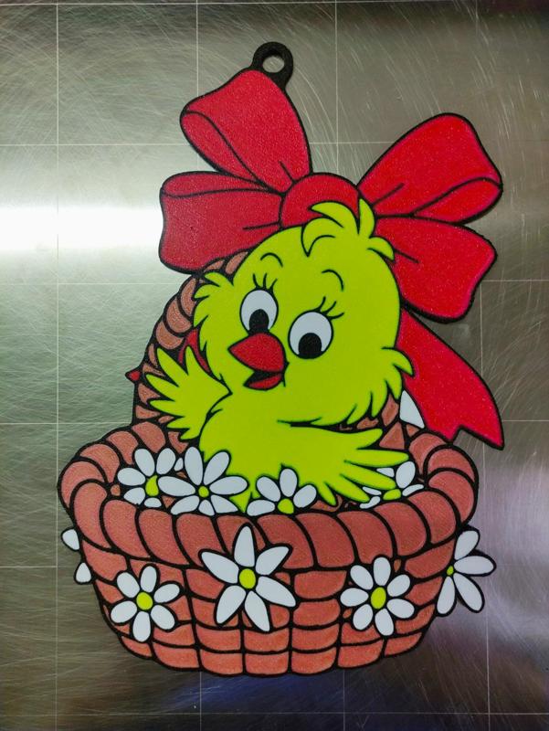 Easter chick in a basket 2
