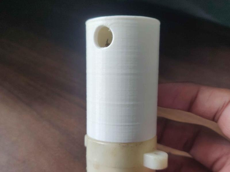 Wire casing for 12V DC Motor Water Pump.