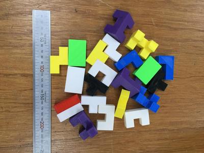 3D Tetris Blocks
