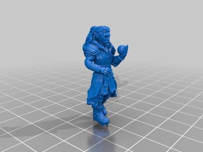 Mountain Elf mage 28 mm