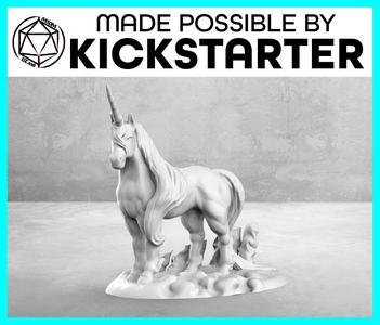 Unicorn - Casual Pose - Tabletop Miniature