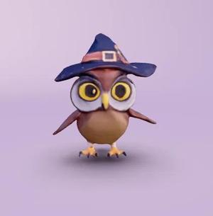 Owl in a hat   