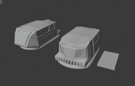 Sci-fi Hover-van