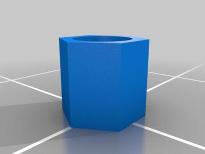 Nylon Hex Spacer 4MM