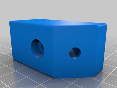 45° holder for LED Strip in aluminum L profile