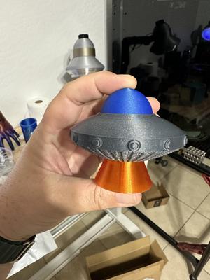 CHIBI UFO STASH CONTAINER PRINT IN PLACE CUTE ALIEN UFO