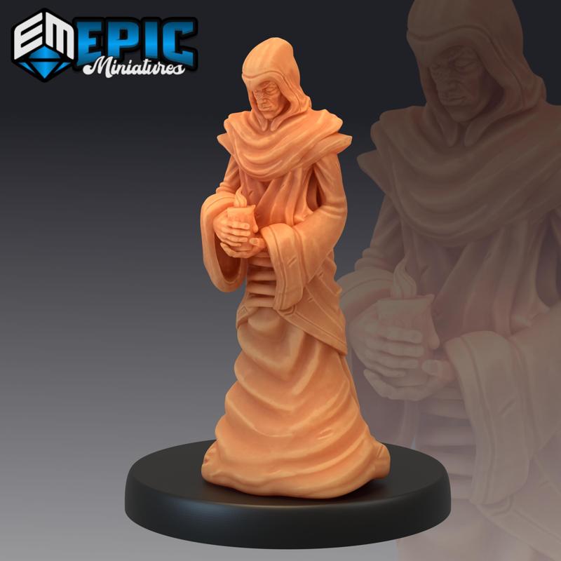 Yellow Cultist Praying / Priest