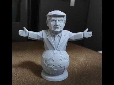 Donald Trump - Lowpoly Planet Leader