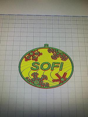 christmas ball Sofi ornament   