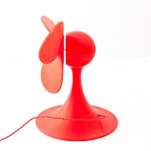 Table fan. Perfectly refreshing and funny looks