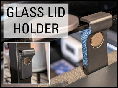 Lid Holder for Bambu Lab P1S (around 4cm gap)