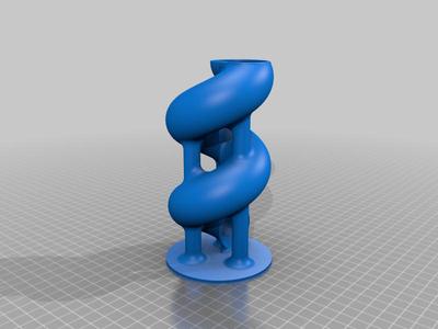 Scooped Curly Dice Tower