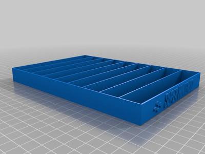 SNES PAL Game Holde 9x2 with Logo (optimized for IKEA Liatorp)