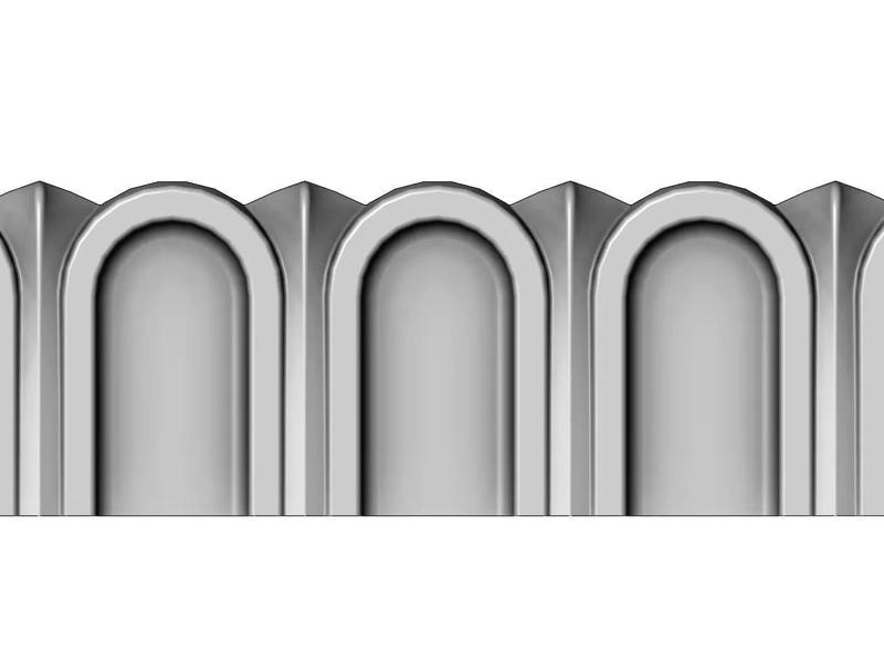 Roman Fluted linear molding