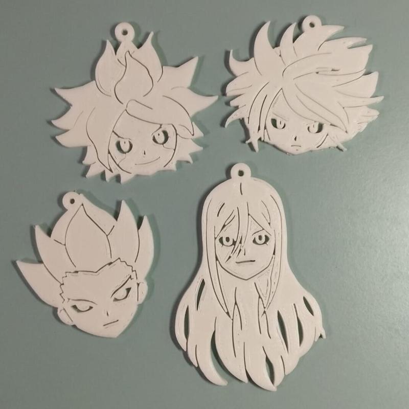 Inazuma Eleven Face Keychain_2