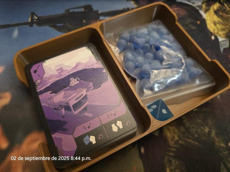 Cards and chips tray for Expedition to 5X