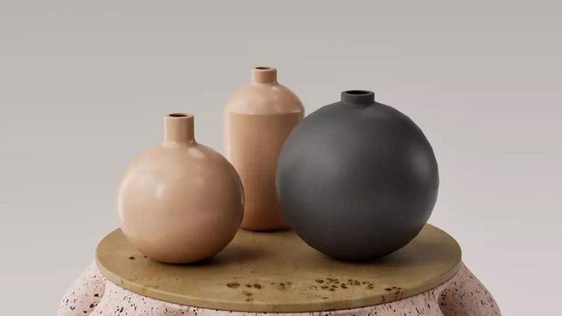 SET JARRONES DECORATIVOS - FLOREROS - VASOS