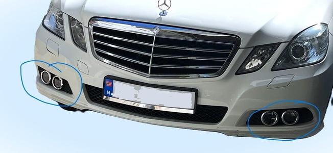 Mercedes-Benz E-class W212 Front Fog Lamp Trim