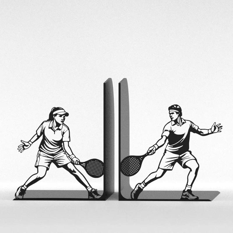 Tennis Players Bookends