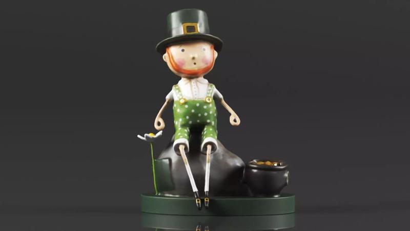 Lori Mitchell 13308 Leprechaun Boy Figurine